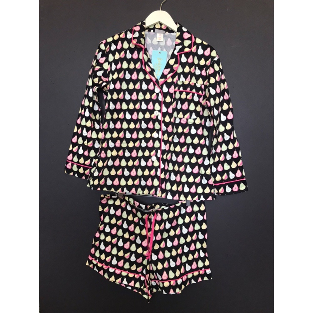 BedHead Pajamas Sateen Long Sleeve Shorts Pj Set